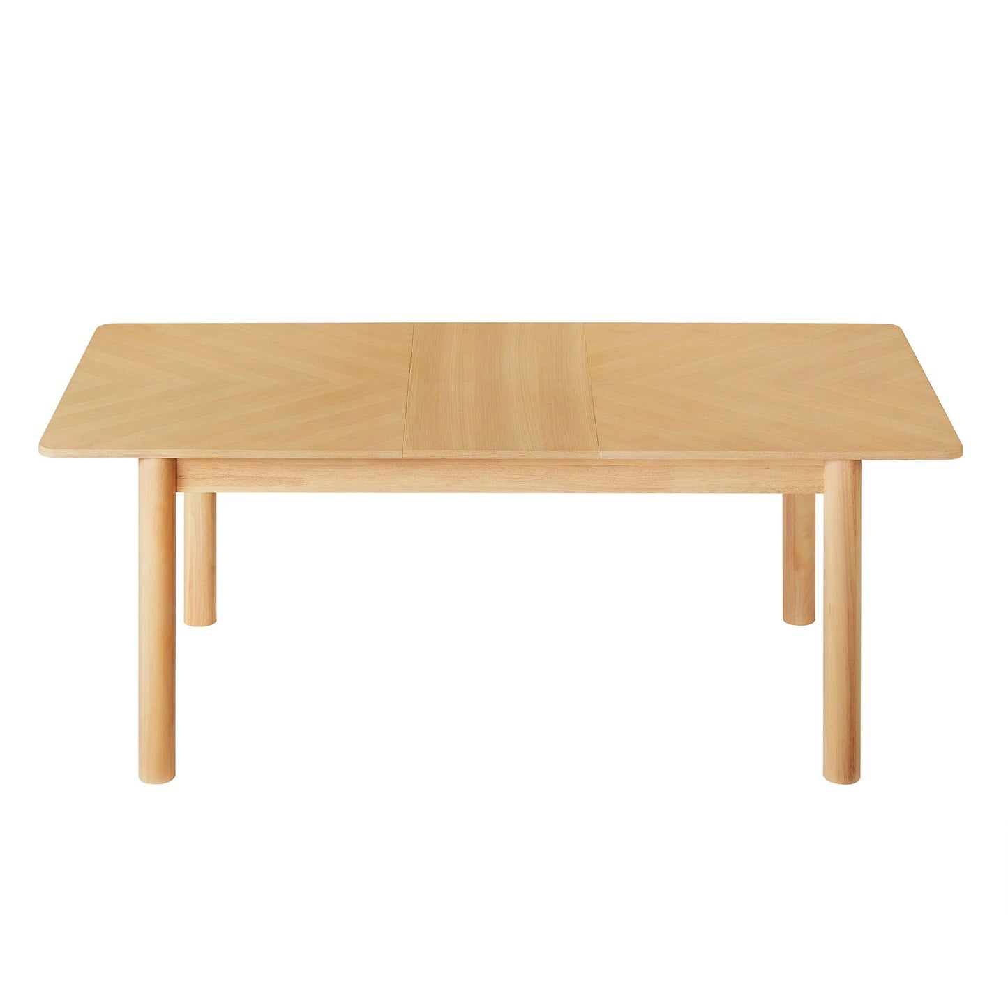 Alba Extendable Dining Table – Modern Wood Dining Table with Extension Leaf for 6–8 People