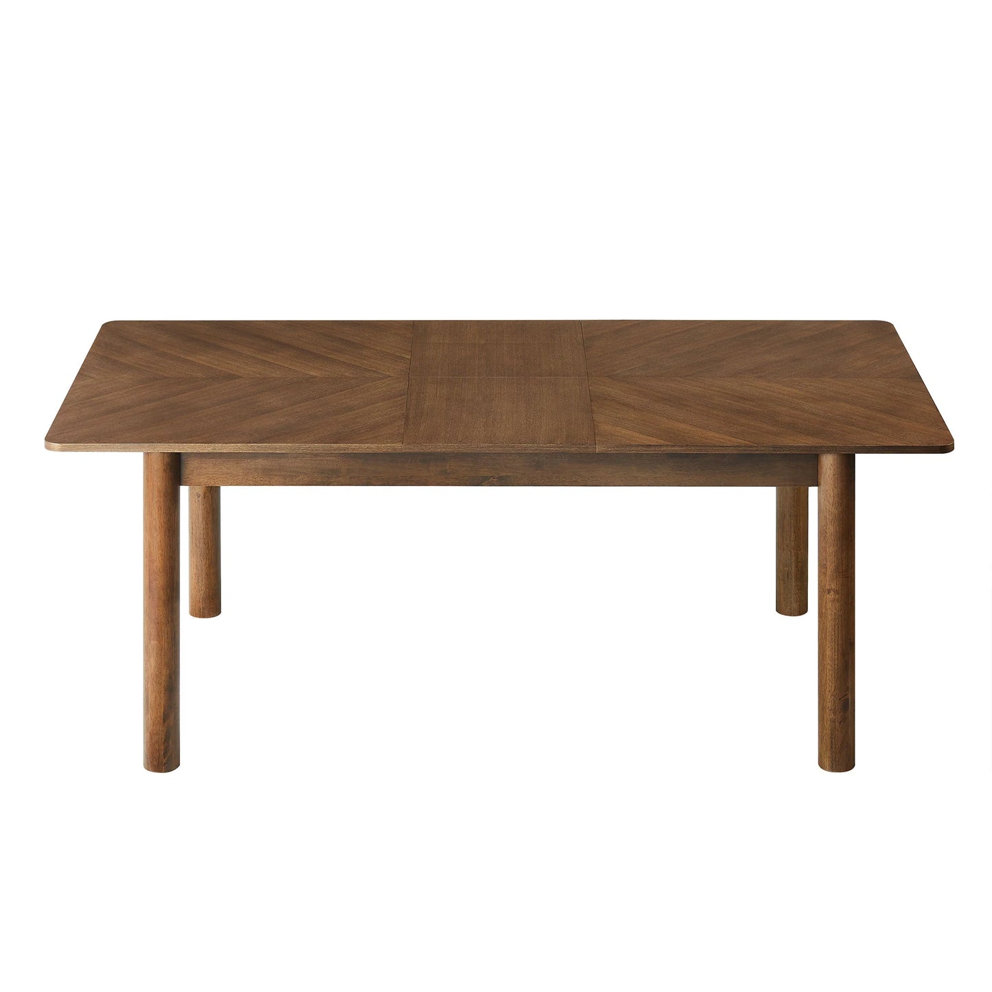 Alba Extendable Dining Table – Modern Wood Dining Table with Extension Leaf for 6–8 People