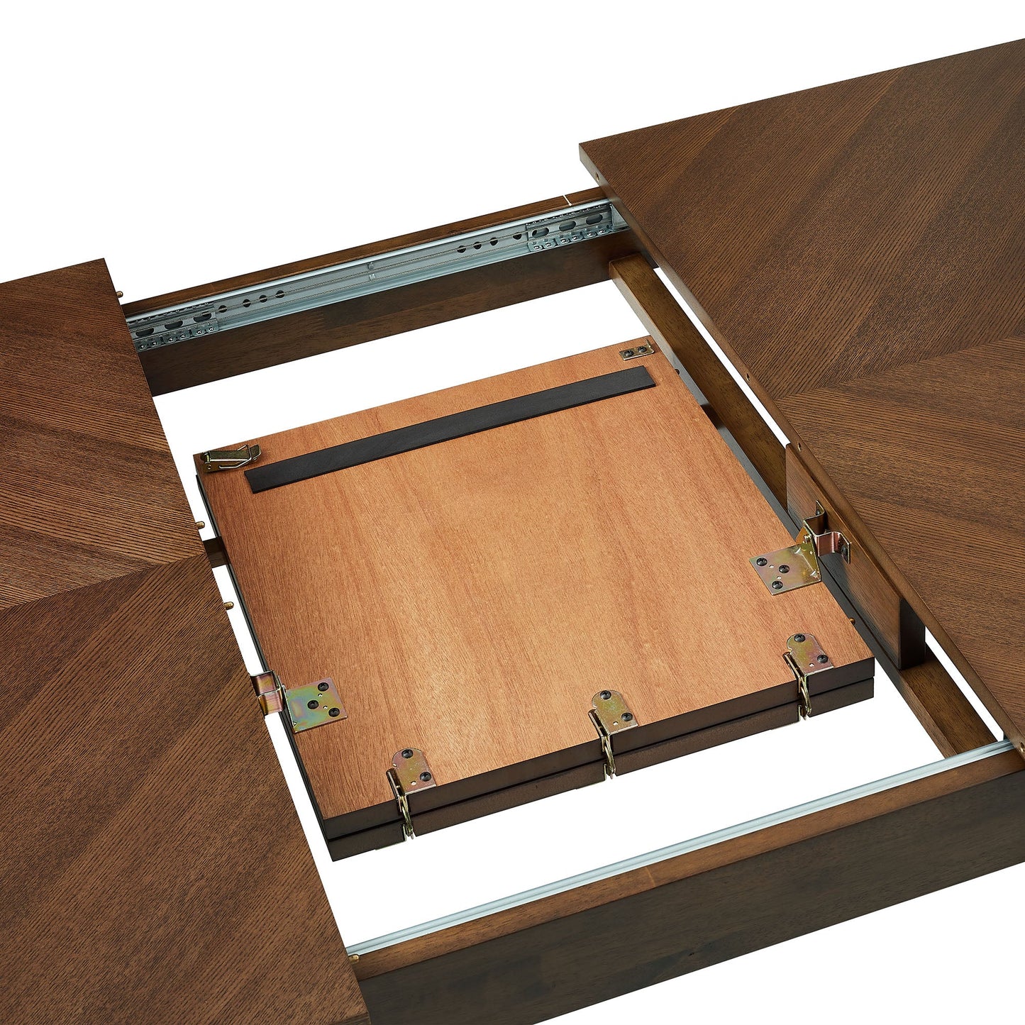 Alba Extendable Dining Table – Modern Wood Dining Table with Extension Leaf for 6–8 People
