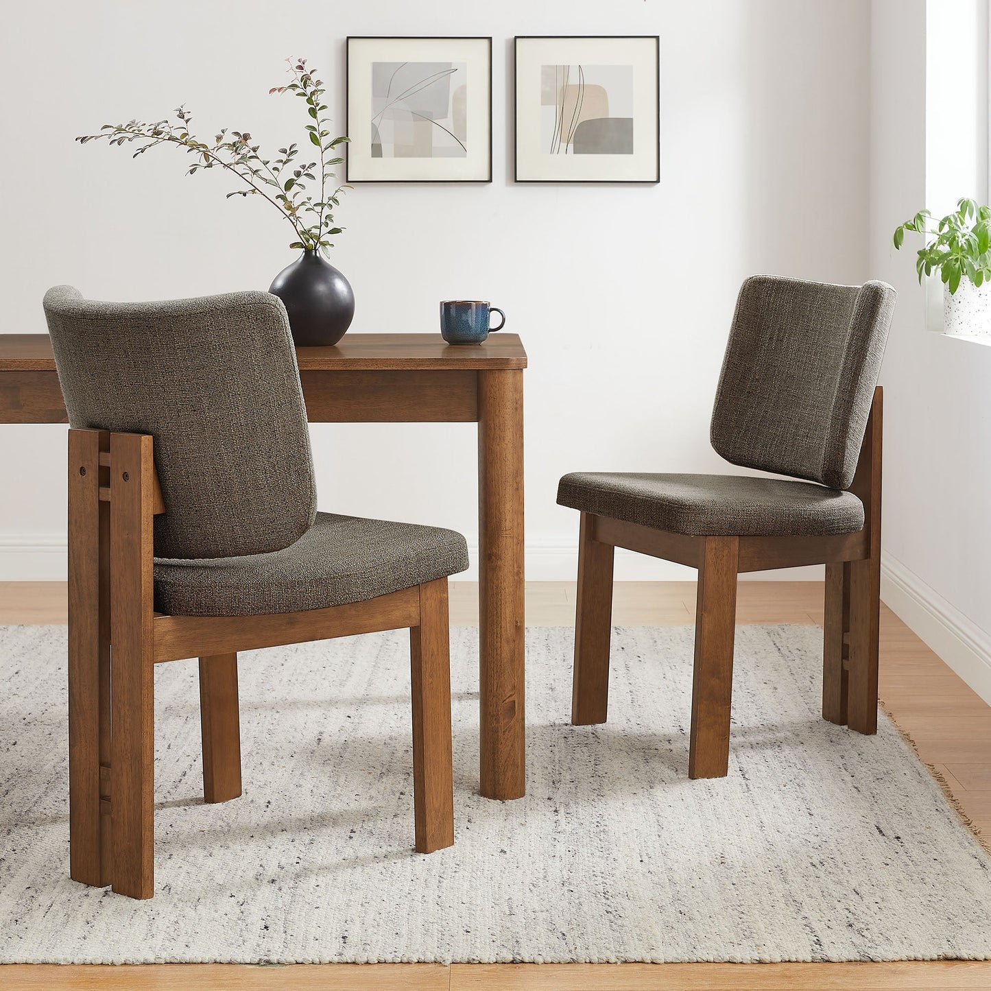 Alba 7-Piece Dining Set – Modern Dining Table with 6 Chairs for Kitchen or Dining Room