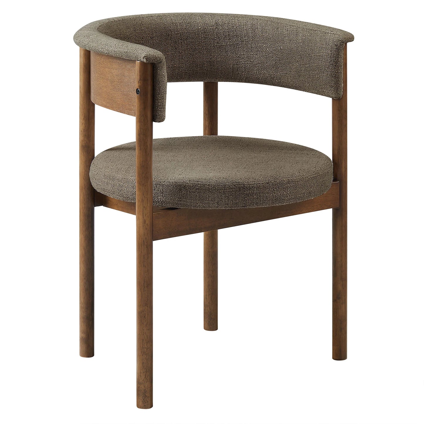 Clea Curved Upholstered Dining Chairs – Set of 2 Modern Accent Chairs for Dining Room or Kitchen