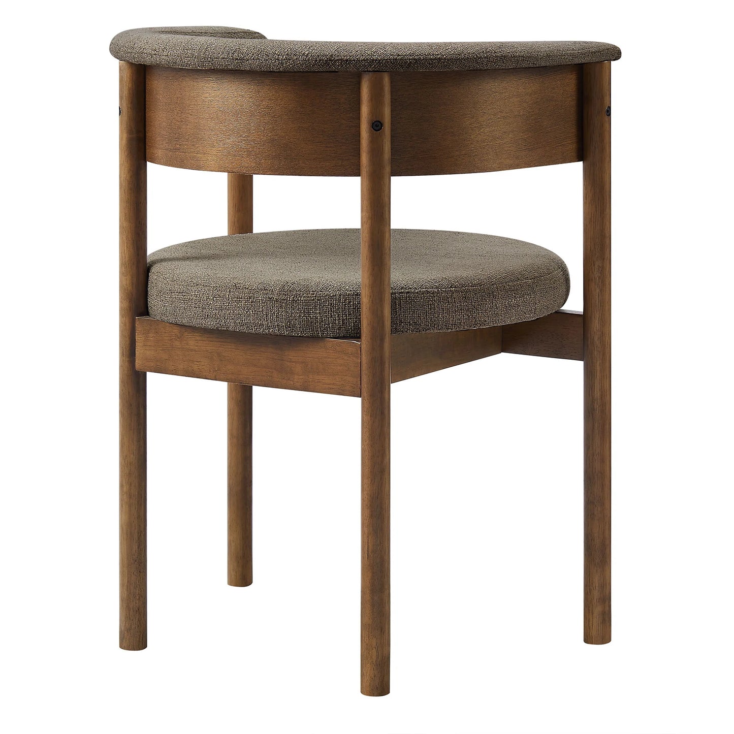 Clea Curved Upholstered Dining Chairs – Set of 2 Modern Accent Chairs for Dining Room or Kitchen