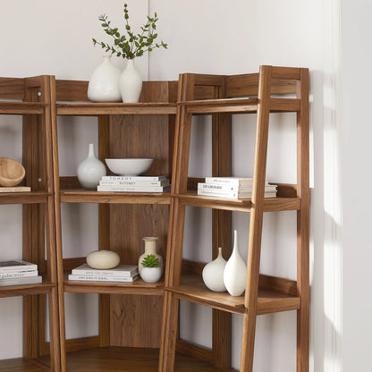 Bixby 3-piece Corner Bookshelf Set with Narrow Bookshelves