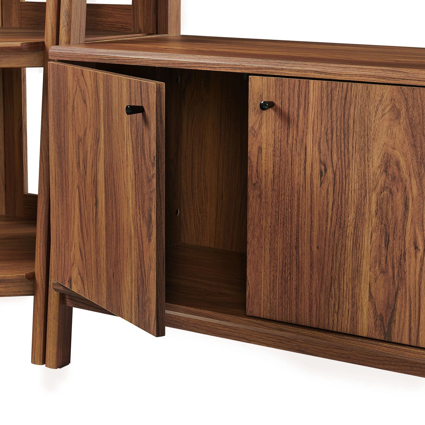 Bixby 3-Piece Corner Bookshelf Set with Wide Bookshelves