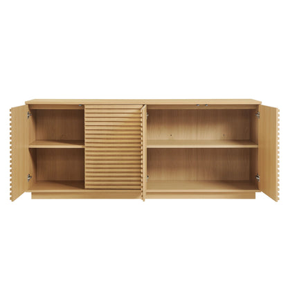 Render 4-Door Fluted Sideboard Cabinet TV Stand