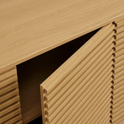 Render 4-Door Fluted Sideboard Cabinet TV Stand