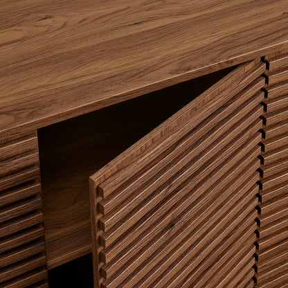 Render 4-Door Fluted Sideboard Cabinet TV Stand