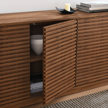 Render 4-Door Fluted Sideboard Cabinet TV Stand