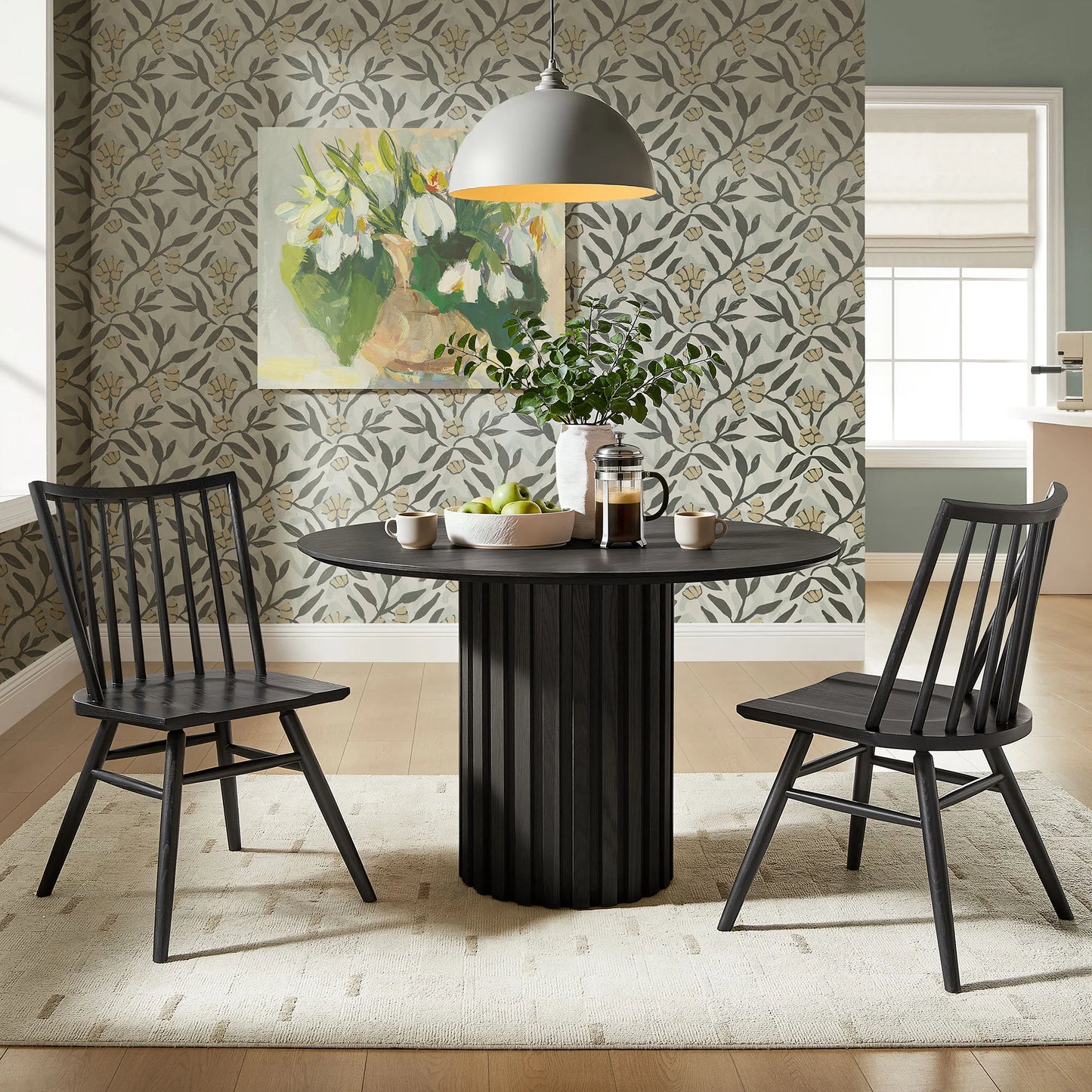 Alvar Spindle Back Dining Side Chairs