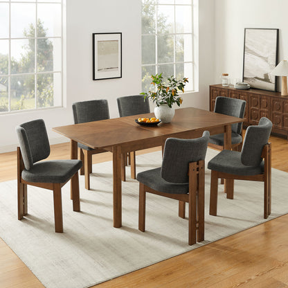 Alba 7-Piece Dining Set – Modern Dining Table with 6 Chairs for Kitchen or Dining Room