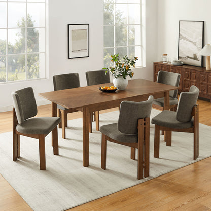 Alba 7-Piece Dining Set – Modern Dining Table with 6 Chairs for Kitchen or Dining Room