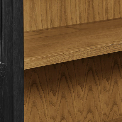 Anwen Solid Wood and Glass Display Cabinet