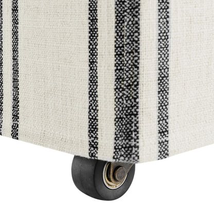 Tessera Striped Slipcovered Dining Side Chair