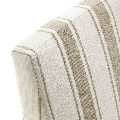 Tessera Striped Slipcovered Dining Side Chair