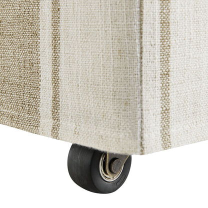 Tessera Striped Slipcovered Dining Side Chair