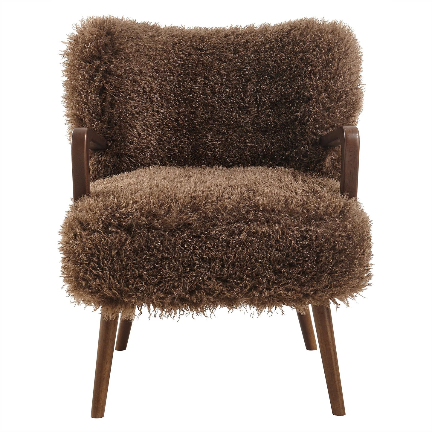 Zerra Faux Shearling Accent Armchair
