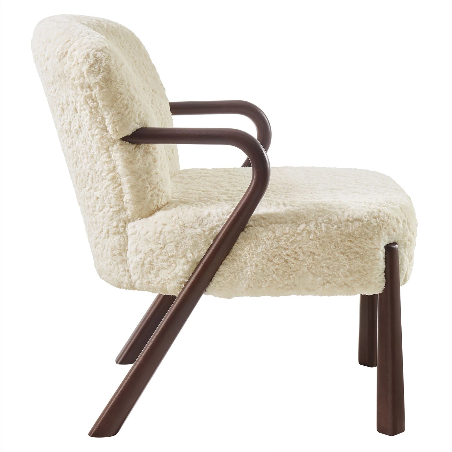 Arden Faux Shearling Accent Armchair