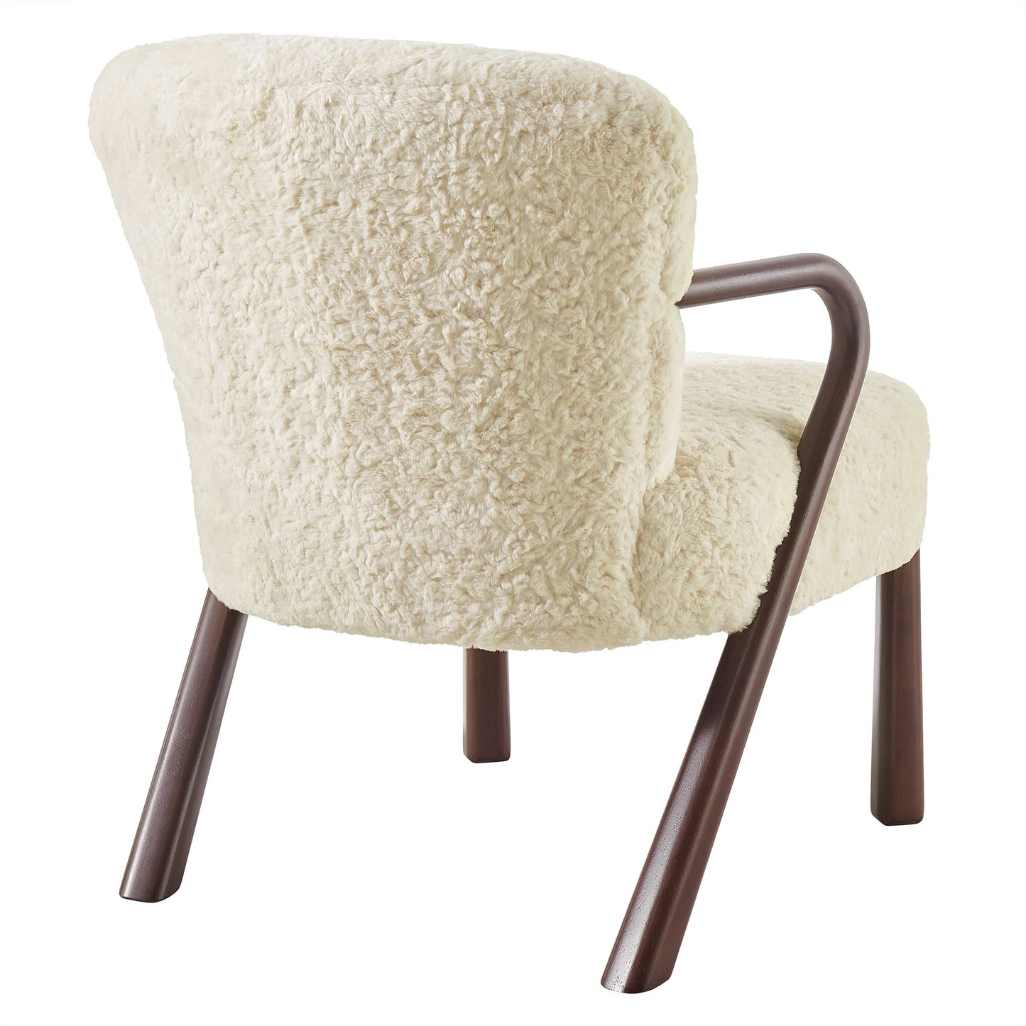 Arden Faux Shearling Accent Armchair