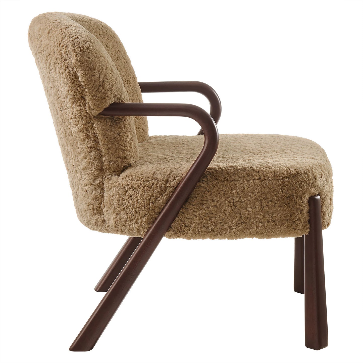 Arden Faux Shearling Accent Armchair