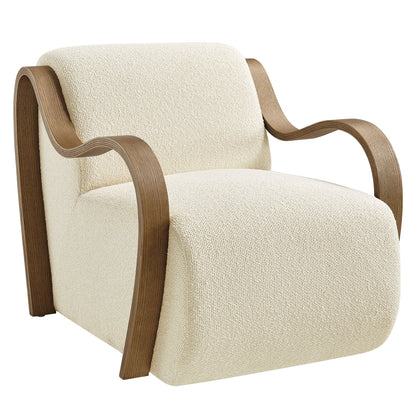 Atrium Lattice Boucle Accent Armchair