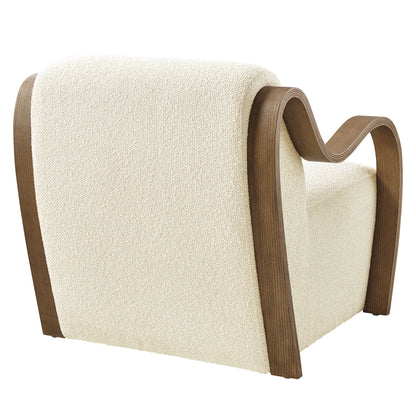 Atrium Lattice Boucle Accent Armchair