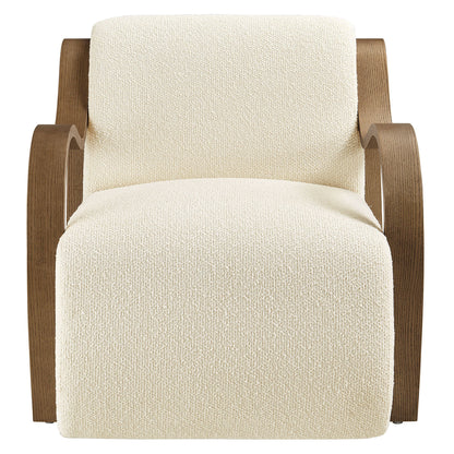 Atrium Lattice Boucle Accent Armchair