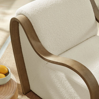 Atrium Lattice Boucle Accent Armchair