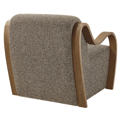 Atrium Lattice Boucle Accent Armchair