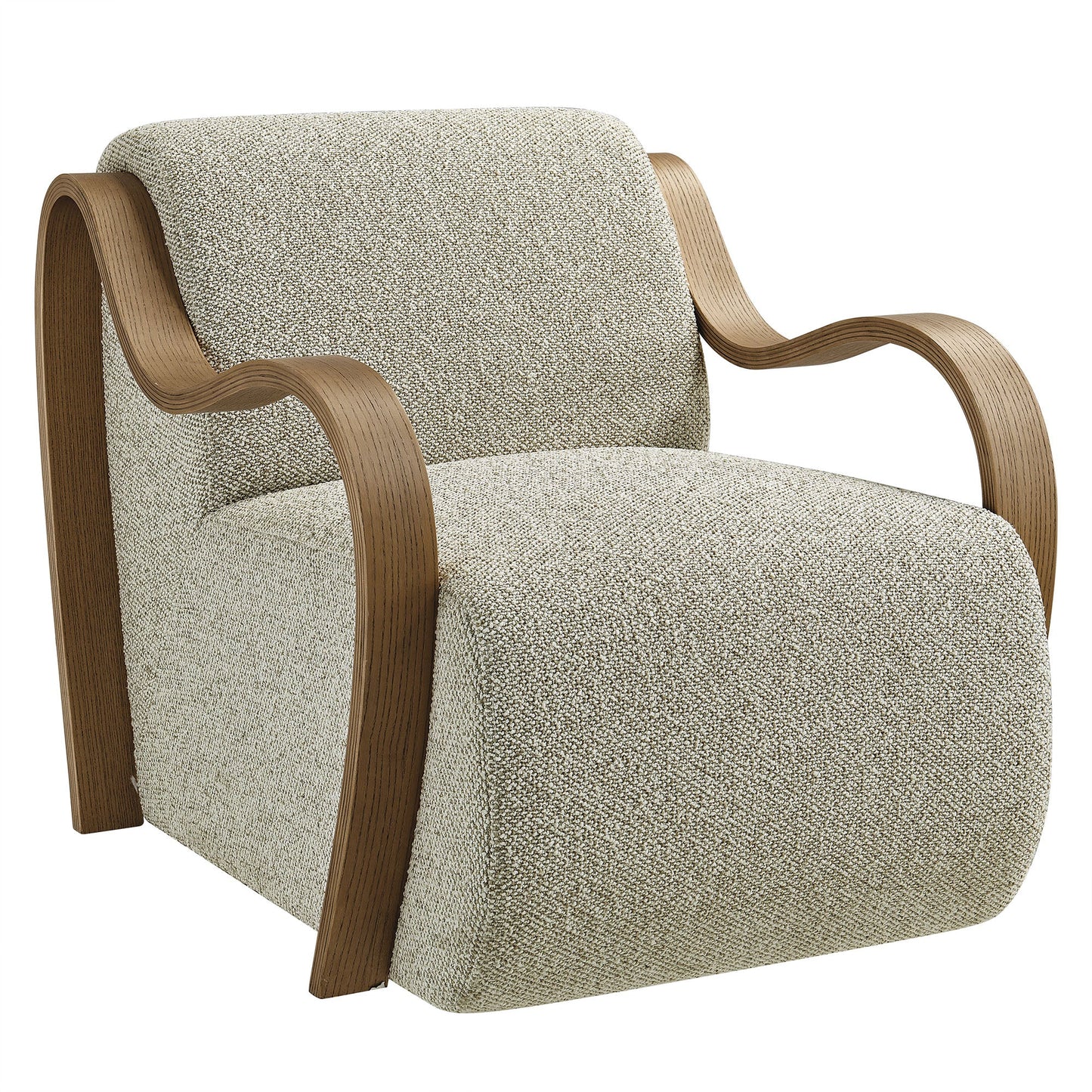Atrium Lattice Boucle Accent Armchair