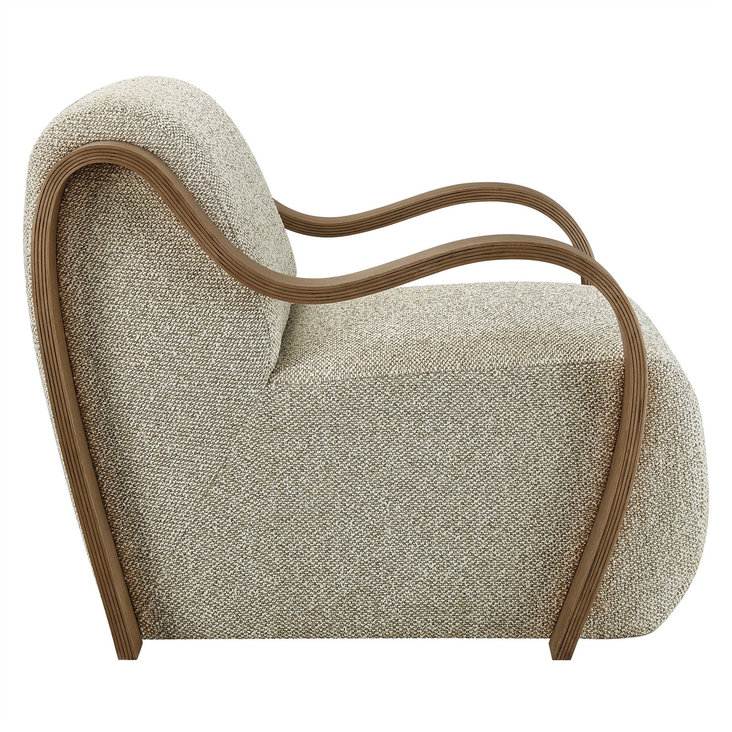 Atrium Lattice Boucle Accent Armchair