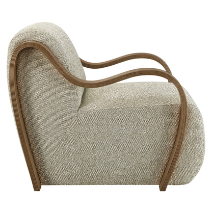 Atrium Lattice Boucle Accent Armchair