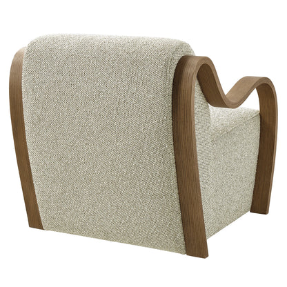 Atrium Lattice Boucle Accent Armchair