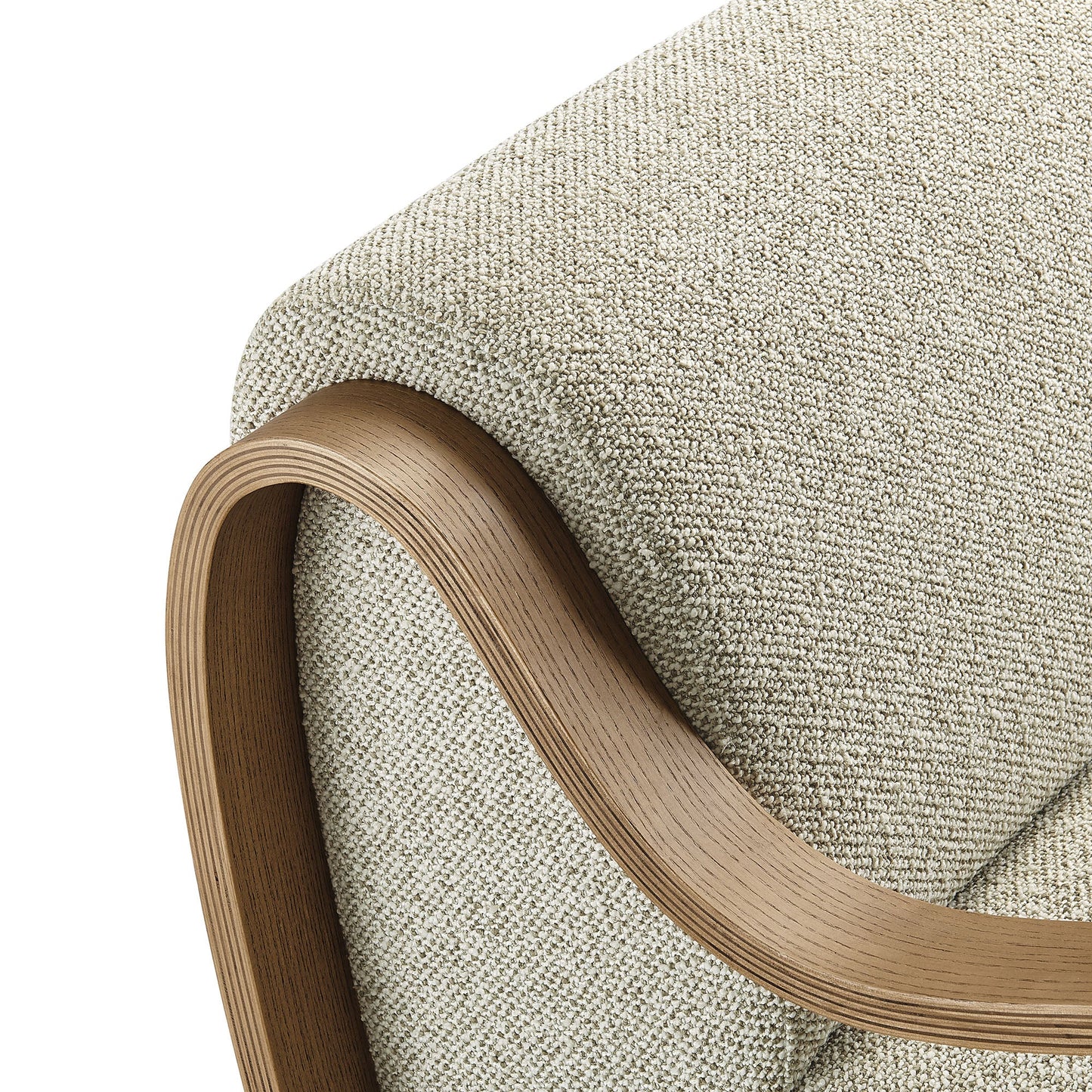 Atrium Lattice Boucle Accent Armchair