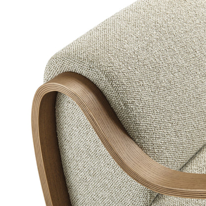 Atrium Lattice Boucle Accent Armchair