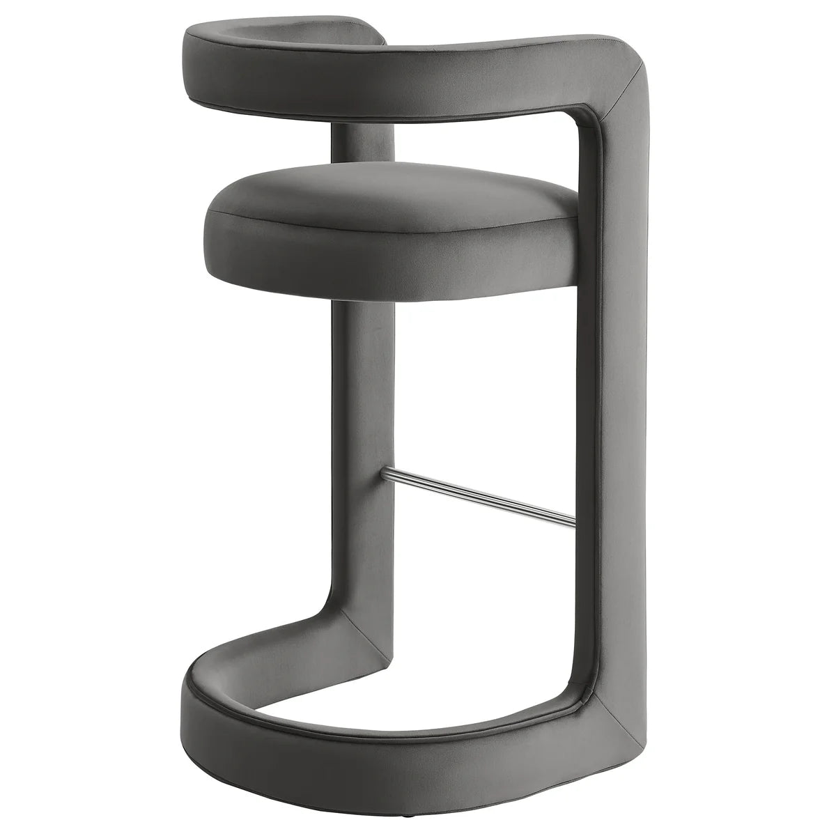 Winslow Performance Velvet Bar Stool Set of 2