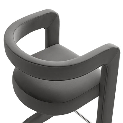 Winslow Performance Velvet Bar Stool Set of 2
