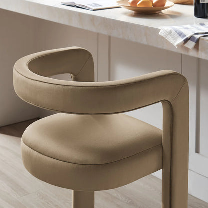 Winslow Performance Velvet Bar Stool Set of 2