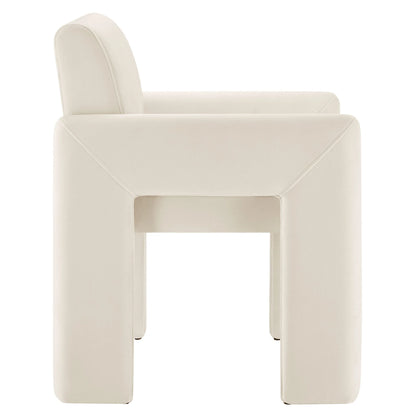 Daven Stain-Resistant Performance Velvet Dining Armchair