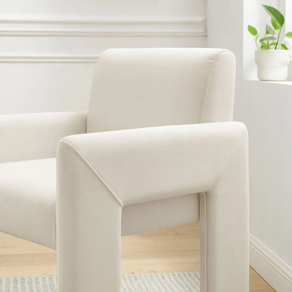 Daven Stain-Resistant Performance Velvet Dining Armchair