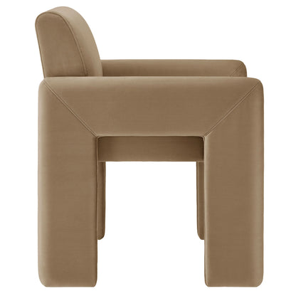 Daven Stain-Resistant Performance Velvet Dining Armchair
