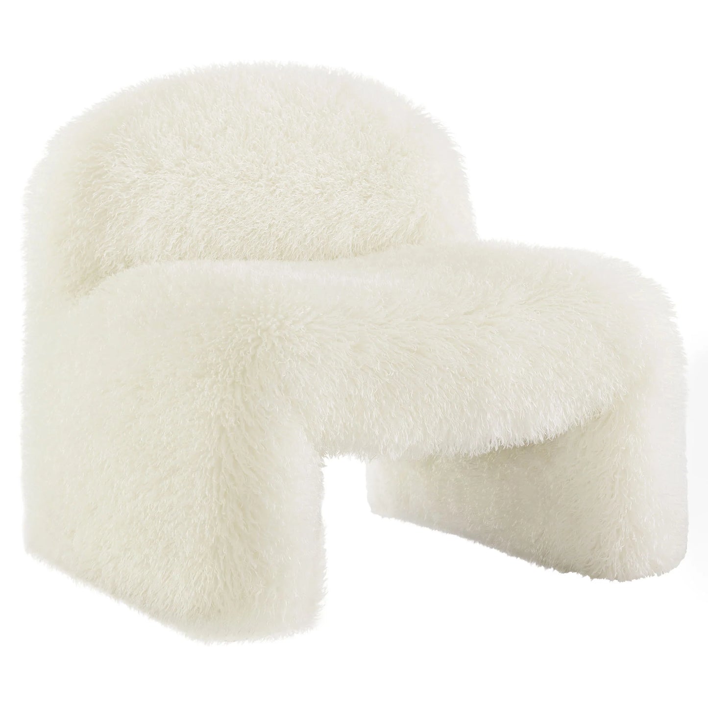 Mina Faux Fur Accent Chair