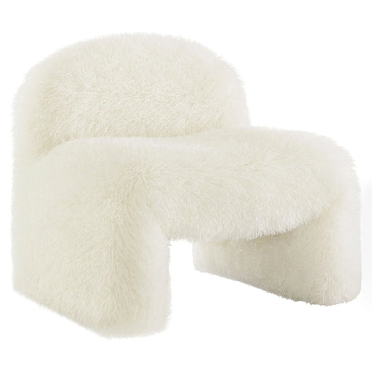 Mina Faux Fur Accent Chair