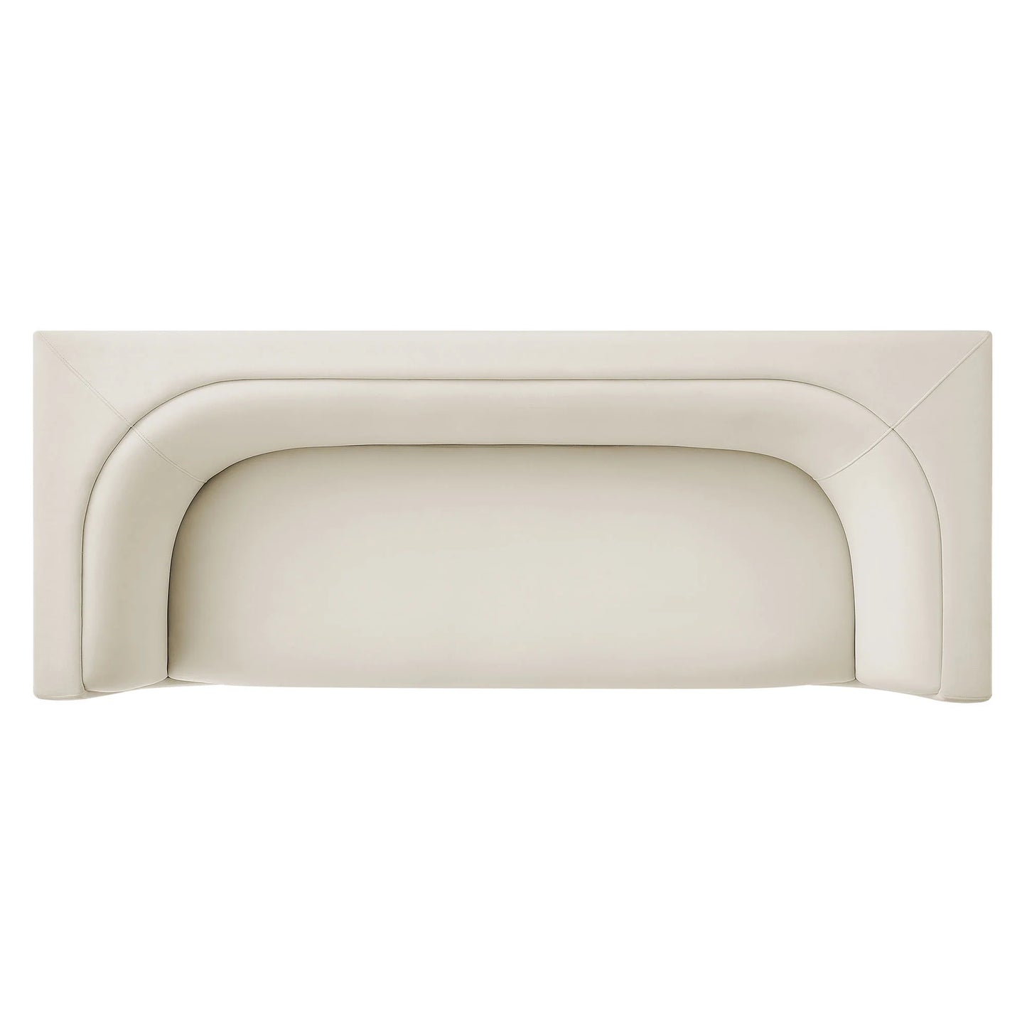 Hilda 86" Curved Back Performance Velvet Sofa