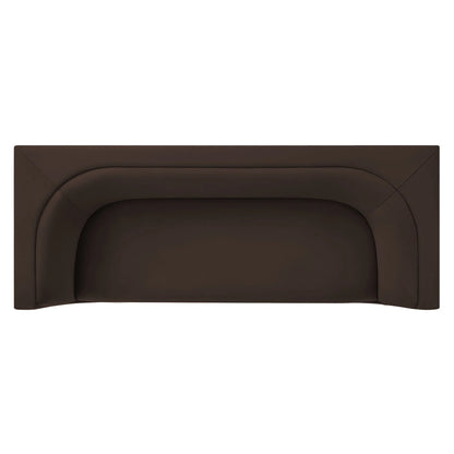 Hilda 86" Curved Back Performance Velvet Sofa