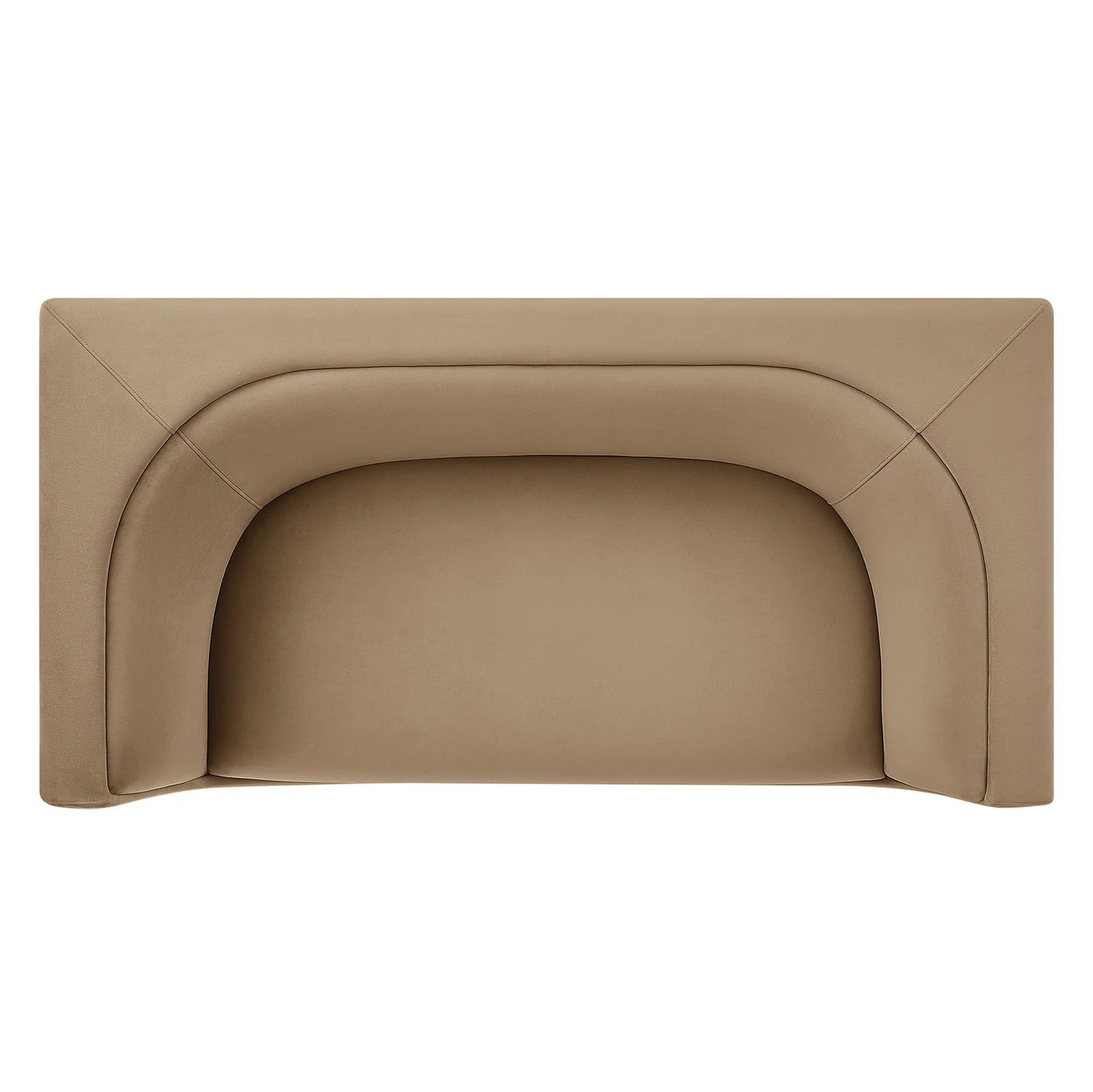 Hilda 67" Curved Back Performance Velvet Loveseat