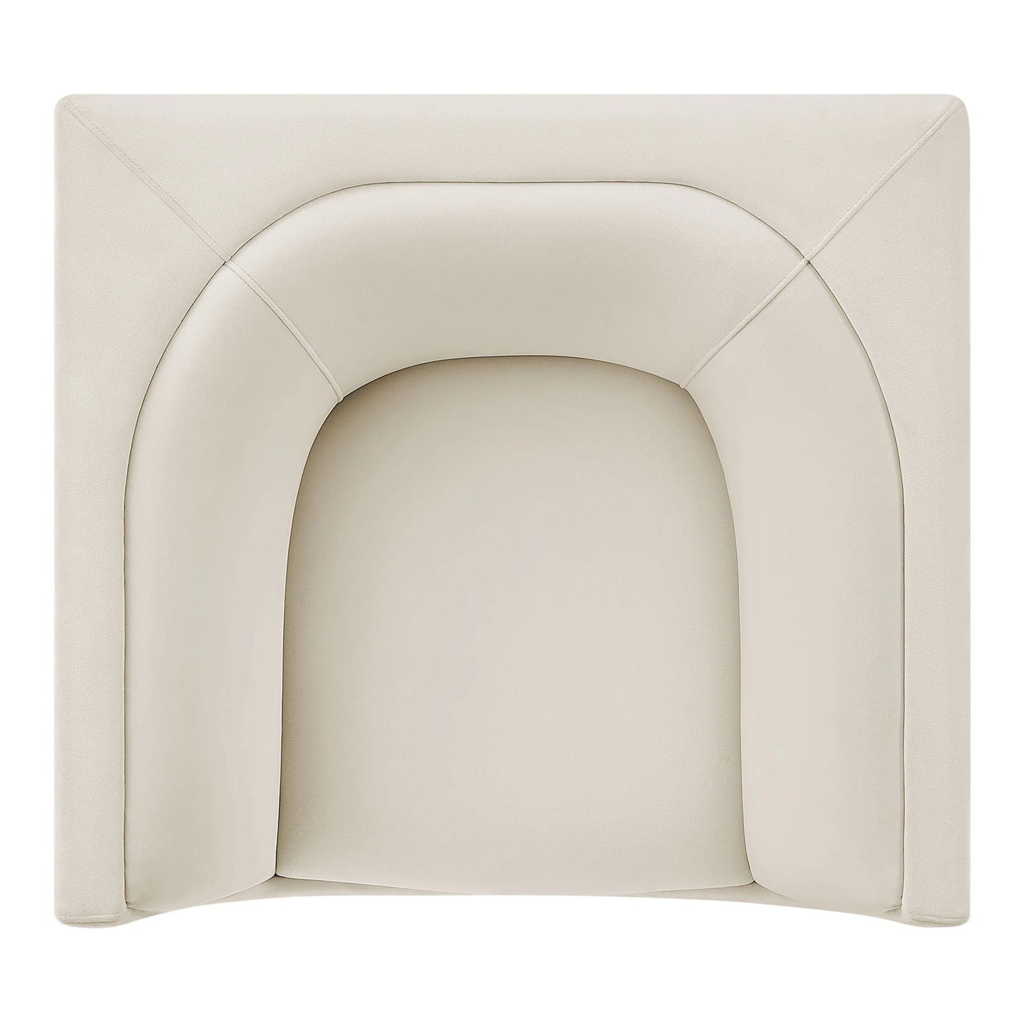 Hilda Curved Back Performance Velvet Armchair