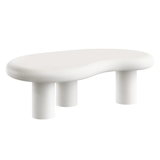 Elowen Outdoor Coffee Table in White