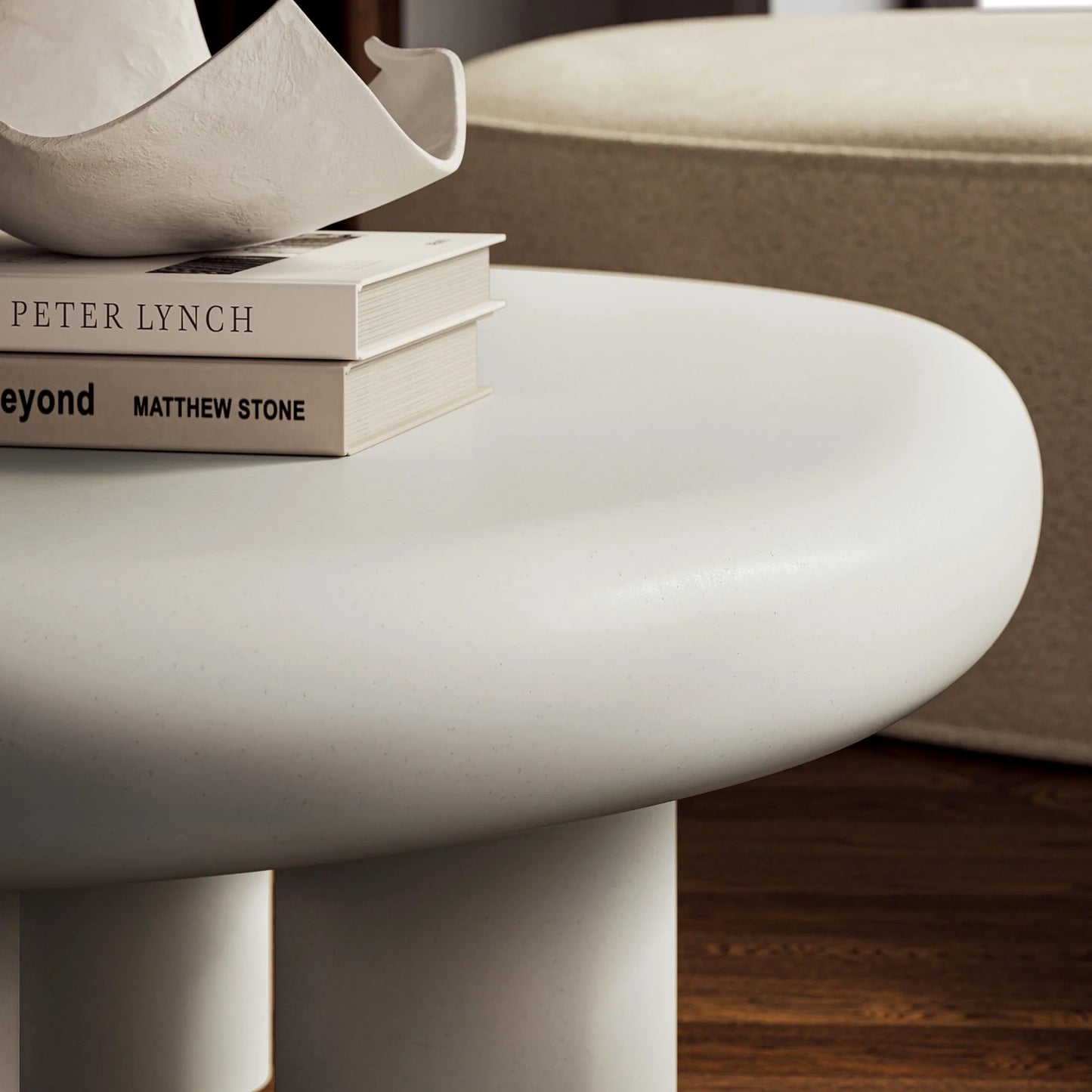 Elowen Outdoor Coffee Table in White