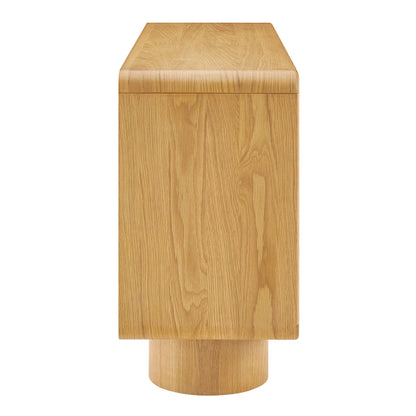 Lumo Modern Curved Edge 4‑Door Cabinet