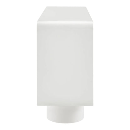 Lumo Modern Curved Edge 4‑Door Cabinet